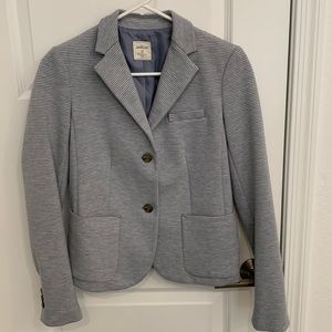 Gap women’s academy blazer size 0 gray blue